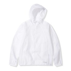 코드그라피 나일론 후드 경량 바람막이_화이트 411096