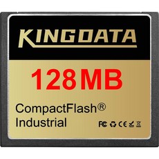 산업 장비 빈티지 디지털 카메라용 KINGDATA 산업용 256MB FAT16 메모리 타입 컴팩트 카드 플래시, 128MB, 1팩.