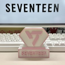 臺灣出貨-克拉棒 底座 二代專屬 SVT 應援棒 支架 SEVENTEEN 不含應援棒, 粉白 二代, 1個