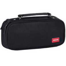 만능 대용량 파우치형 필통 24 x 11 x 7 cm, 블랙, 1개