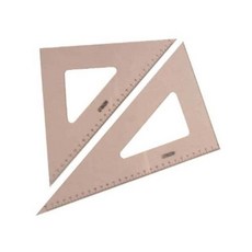 눈금삼각자 30Cm 플라스틱자 세모자 초등삼각자, 1개