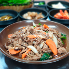 국내산 돼지앞다리 간장 불고기 500g 덮밥 볶음, 1개