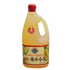 CJ 백설 옥수수유 1.8L 10개입 BOX, 1