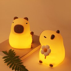 루미앤 실리콘 카피바라 무드등 취침등 수면등 수유등 동물 무드등 캐릭터 무드등 생일선물 집들이선물 여자친구선물 인테리어