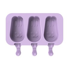 Yixiaobei 홈메이드 아이스크림몰드 퍼플, 1개, 토끼