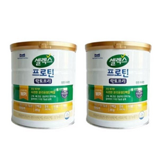 셀렉스 프로틴 락토프리 진한우유맛 분리유청 단백질 임산부 어린이 어르신, 570g, 2개