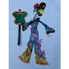 鐵扇公主 皮影 牛皮 製作 收藏 裝飾 40cm, 如圖所示, 1個