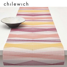 chilewich Kimono Rectangle 日式和風桌旗 36 x 183 cm (兩色可選), 繽紛菱格, 1個, 36 × 183 cm