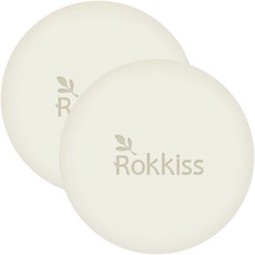 록키스 하얀 쌀겨 숙성 비누, 100g, 2개입
