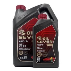 봉고3 LPG 2.5 터보 엔진오일 세트 (에스오일 세븐 레드 9 0W30 7리터 세트), 1개, 7L