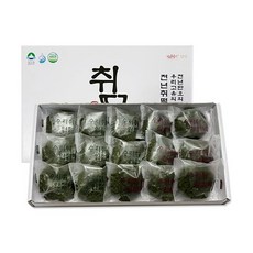 [푸드맛남] 강원도 정선 수리취떡 혼합 750g 15개 (인절미8/찹쌀떡7/선물포장), 1개