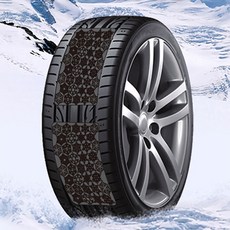 자동차 타이어 스노우체인 붙이는체인 접착식 눈길 빙판길 간편장착 빅프리미엄 140X250mm, 빅프리미엄140X250mm, 1개