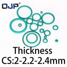 O-링 두께 2/2.2/2.4mm CS 불소 고무 FKM 씰링 내열성 개스킷 링이 사양에 완성되어 있습니다.-., OD78xCS2.4 1pcs