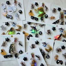 신발 파츠 LED 이탈리안 브레인롯 신발꾸미기 슬리퍼 여름 샌들 장식 유아 키즈 주니어 여아 남아 이탈리안브레인롯 신발파츠