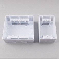 수담이네 PVC 콘센트박스 다용도박스, 2구/1개용