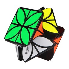 奇藝魔方格 四葉草加強版 二代 異形 魔術方塊 速解魔方 彈頭包裝 益智玩具, 彩色, 1個