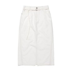 매장정품 리 LEE 우먼 린넨 미디 데님 스커트 에크루 LE2602SR72EC 659323