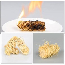 12개입 왁스 우드 파이어 스타터 천연 불쏘시개 캠핑 그릴 바베큐 벽난로 야외용