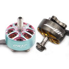Rcinpower Fpv 레이싱 드론 모델용 브러시리스 모터 DIY 예비 부품 Gts V3 2107 플러스 1980kv 4-6s 1/4 개, 01 1PC 2080KV Pink Bell, 1개