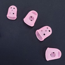 손가락골무 사무실 작업용 실리콘 골무 소형핑크 1개 kin2+1Smg