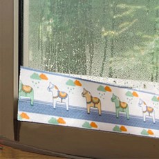 겨울철 창문 결로 방지 물흡수 테이프 패턴형 1롤, 바다세계