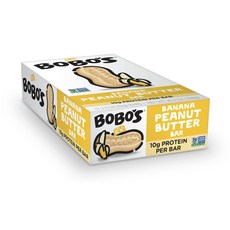 BOBO'S OAT BARS 香蕉花生醬棒 全穀 10g 蛋白質, 62g, 12入