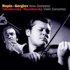 Vadim Repin Gergiev Audio CD 앨범 차이콥스키 / 므야스코프스키 바이올린 협주곡 미국 발송, Vadim Repin Gergiev Audio CD 앨