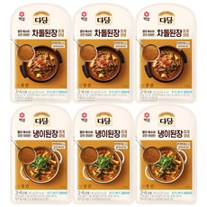 다담 된장찌개 양념(차돌된장찌개+냉이된장찌개), 3세트, 285g