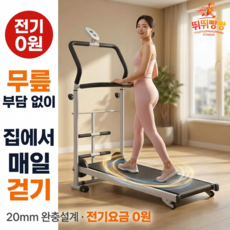 뛰뛰빵빵 가정용런닝머신 트레드밀 워킹패드 접이식 러닝머신 워킹머신 유산소, 블랙, 1개