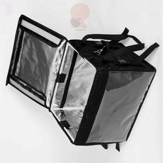 호두상점 배달가방 48L 블랙 보온보냉배달가방