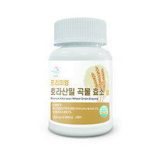 순수한줌 호라산밀 곡물 효소 프리미엄 정 캐나다 효능, 60정, 6세트