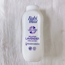 Babi Mild 嬰兒爽身粉 DoubleMilk 有機, 1個, 薰衣草（到期26年3/20,160g