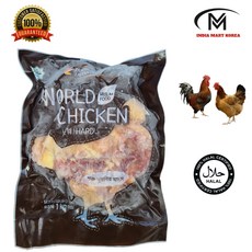 HALAL CHICKEN (HARD) 할랄 국내산 냉동 노계, 1kg, 1개