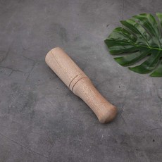 [단일] 나무 절구 방망이 미니 마늘 고추 다지기