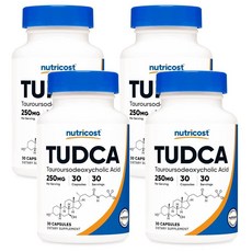 뉴트리코스트 터드카 250mg 캡슐 30정, 4개