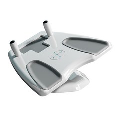 SL-P1 平衡健腹板 3代防滑腳墊, 灰色+灰白色, 1個