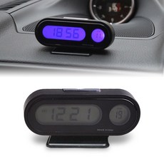 디지털시계 실내온도계 자동차 LED 숫자시계 용 차량 91407pc 1(pc)