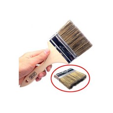 고급 평붓 100mm 4호 페인트붓 청소붓 미장 수성 붓 고급붓 청소솔 도장 도색 소지붓 부러쉬 브러시, 1개