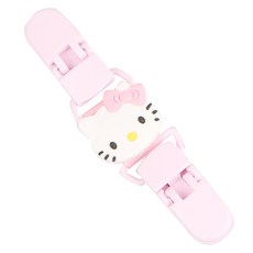 KIDS PARK 雙頭防掉夾 可愛造型奶嘴夾 嬰兒奶嘴防掉鏈 安全材質 多款可選, 2歲以下, KT貓, 1個