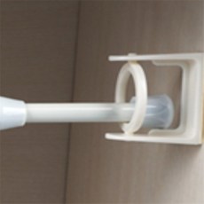 이유짱 부착식 회전형 링 후크 주방타올걸이