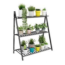 收納達人 不鏽鋼A型花盆架 多層陽臺裝飾架 盆栽架 多肉綠蘿擺放架 簍空不鏽鋼架 直立式展示架, 二層,40, 2層