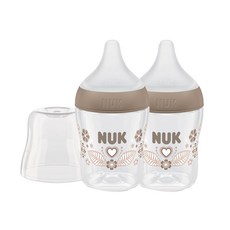 누크 퍼펙트매치 젖병 + 젖꼭지 S 세트, 하트, 150ml, 2세트