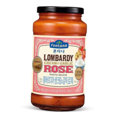 폰타나 롬바르디아 생크림 갈릭 로제 파스타소스 600g