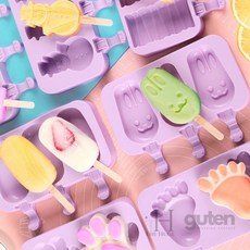 더휴즈 아이스바 몰드 실리콘 수제, 눈사람