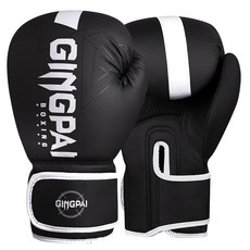 GINGPAI 권투 글러브 타이 트레이닝 글러브 격투 무술 장갑 GXBQT, 1세트, 화이트