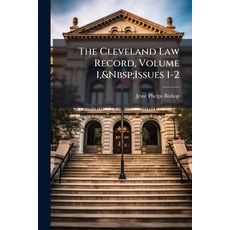 (영문도서)The Cleveland Law Record Volume 1 Issues 1-2 Paperback, Nabu Press, English, 9781141504251