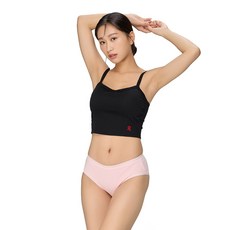 MONTAGUT夢特嬌 石墨烯親膚棉質女中腰三角褲 (5件/盒), L-隨機配色