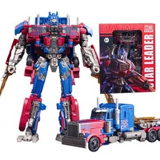 트랜스포머 스튜디오 시리즈 옵티머스 프라임 마스터피스 무기 총 변신 로봇 장난감 피규어, 3 8801A 옵티머스 프라임 마스터 피스, 1개