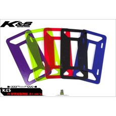 K&S PC材質 牌照框 小7-26CM, 1個, 黑色