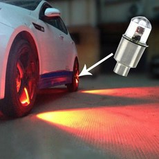 밸브캡라이트 방수 자동차 휠 타이어 램프 빛 LED, 1개, 블루GD02302